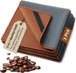 3 Stück Barista Tuch Set, 30x30cm Mikrofasertücher, Doppelseitige Microfasertücher, Barista Zubehör für Reinigung der Dampflanze Siebträger, Kaffeemaschine Reinigungstuch, Saugstark Tücher