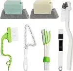 Haushalt Reinigungsbürsten, 7 PCS Hand-Groove Gap Reinigungswerkzeuge, Fenster Blind Duster Bürst...