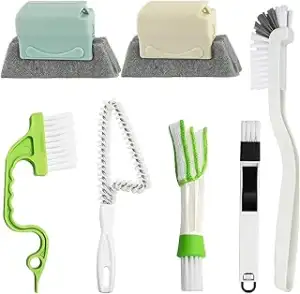 Haushalt Reinigungsbürsten, 7 PCS Hand-Groove Gap Reinigungswerkzeuge, Fenster B