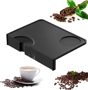 Tampermatte aus Silikon, Kaffeematte aus Rutschfestem, Schützt Arbeitsfläche Kaffee Tamping Matte...