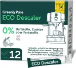Entkalker für Kaffeevollautomaten & Kaffeemaschinen | 100% ÖKOLOGISCH |Universal Kalklöser | Geeignet für alle Marken | 12 x 15g
