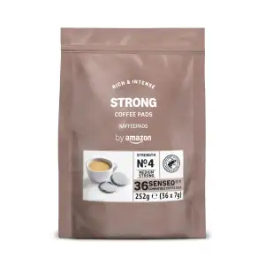 by Amazon Starke Pads, Geeignet für Senseo-Maschinen, 36 Stück (1 Packung mit 36