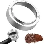 51mm Kaffee Dosierring, Espresso Dosiertrichter, Siebträger Zubehör, Kaffeedosierring mit magneti...