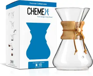 Chemex CM-10A Kaffee Zubereiter, Glas, 10 Tassen
