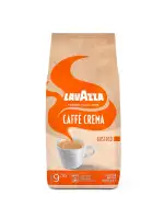 Lavazza, Caffè Crema Gustoso, Kaffeebohnen, für Espressomaschinen, mit Würzigem und Nussigen Aroma, für einen Kräftigen Geschmack, Arabica und Robusta, Intensität 9/10, Mittlere Röstung, 1 kg Packung