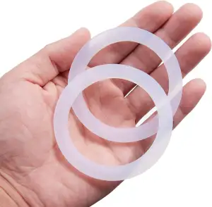 8 Stück Ersatzdichtung aus lebensmittelechtem Silikon (besser als Gummi) Dichtun