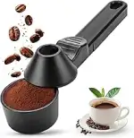 Kaffeelöffel Portionierer, Kaffee Messlöffel Trichter, Esslöffel Kaffeemesslöffel für Gemahlenen ...