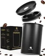 Barista Legends® Kaffeedose Luftdicht 1KG Bohnen - Unser Kaffeebohnen Behälter mit einzigartigem ...