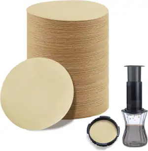 1000pcs Unbleached Coffee Filters Papers Compatible with AeroPress Standard Port