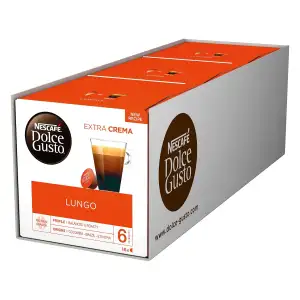 NESCAFÉ Dolce Gusto Lungo | 48 Kaffeekapseln | 100% Arabica Bohnen | Feine Crema