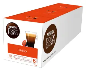 NESCAFÉ Dolce Gusto Lungo Kaffeekapseln (100 Prozent Arabica Bohnen, Feine Crema