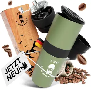Reisekaffeemaschine - All-in-One Becher und Kaffeemaschine für Wandern, Trekking