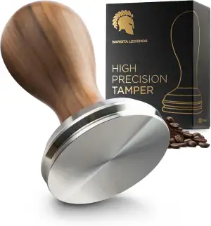 BaristaLegends Espresso Tamper 58,5mm – Präziser Kaffee-Tamper mit Edelstahlbase