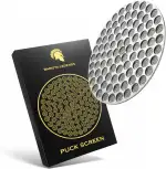 Barista Legends Puck Screen 58mm aus 304 Edelstahl – 1,7mm Präzisions-Filter mit intelligenter Lochung – Für gleichmäßige Extraktion, besseren Wasserfluss & Schutz des Duschsiebs bei Siebträgermaschin