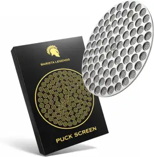 Barista Legends Puck Screen 58mm aus 304 Edelstahl – 1,7mm Präzisions-Filter mit