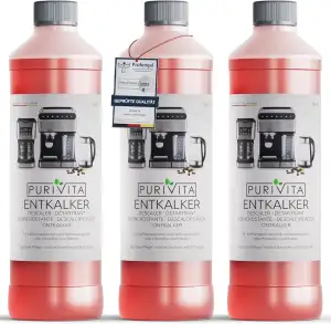 PURIVITA® Universal Entkalker Kaffeevollautomat [3x750ML] - Kaffeemaschinen Entk