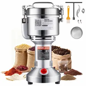 VEVOR elektrische Getreidemühle tragbare Hochgeschwindigkeits-Gewürzmühlen komme