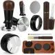 Y-Step Barista Zubehör 8pcs, 51mm Espresso Tamper Set, mit Tamperstation, Kaffee Distributor, WDT...