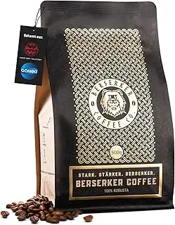 BERSERKER COFFEE Extra Starke Kaffeebohnen - 1x500g - 237mg Koffein auf 100ml - 