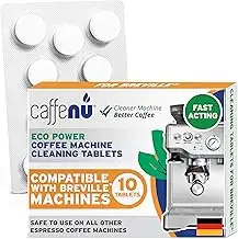 Caffenu Breville & Sage Reinigungstabletten 10er Pack x 1,4 g | Reinigungstabletten für Kaffeevol...
