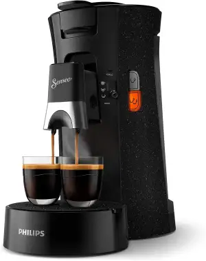 Philips Senseo Select ECO-Kaffeepadmaschine, schwarz/gefleckt - Wahl der Kaffees