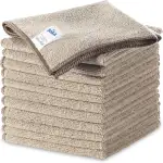 MR.SIGA Mikrofaser-Reinigungstücher, Allzweck-Mikrofaser-Handtücher, streifenfreie Tücher, 12 Stü...