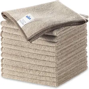 MR.SIGA Mikrofaser-Reinigungstücher, Allzweck-Mikrofaser-Handtücher, streifenfre