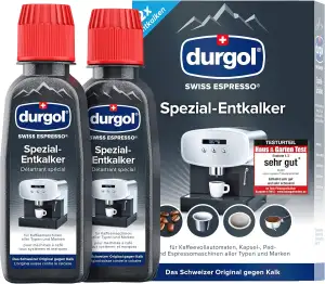 durgol swiss espresso Spezial-Entkalker – Kalkentferner für Kaffeemaschinen alle