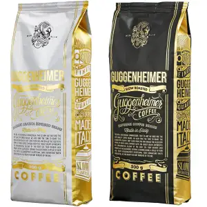 GUGGENHEIMER COFFEE | Kaffeebohnen Probierpaket 1 kg | Supreme 500g & Gourmet Ar