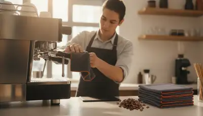 Barista Tuch: Sauberkeit an der Espressomaschine