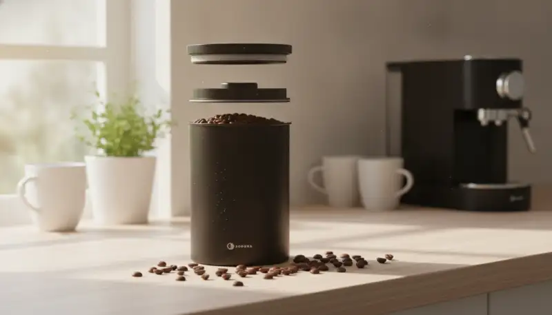 Aroma-Schutz für Ihre Bohnen: Warum die luftdichte Edelstahl-Kaffeedose ein Game Changer ist