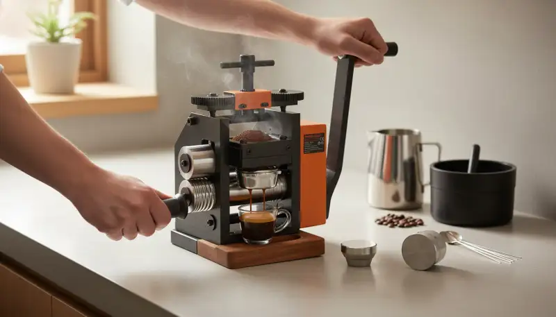 Meisterhaft Espresso zubereiten: Handhebelmaschine