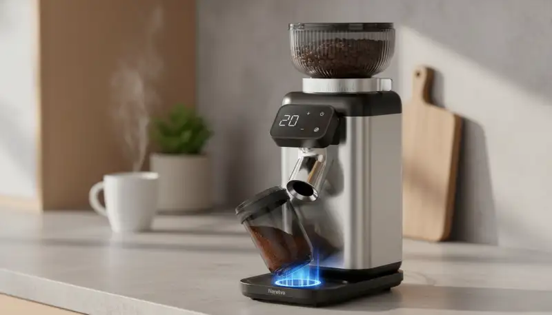 Präzises Mahlen: Kaffeemühle mit Kegelmahlwerk