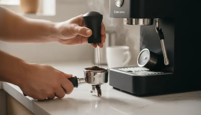 Präzision im Shot: Kaffee Druckmesser nachrüsten