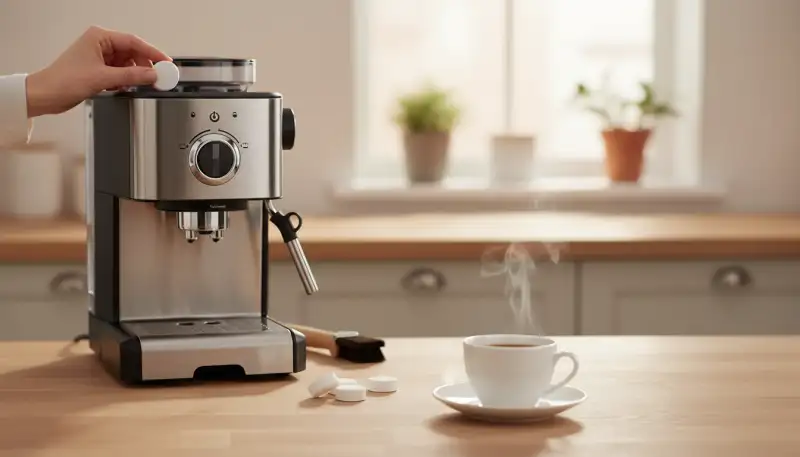Reinigungstabs: Geheimnis für besten Kaffeegenuss